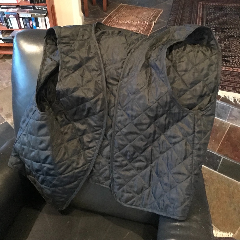Oversize bomber Pano Sereti black longer leather zip jacket, L - Picture 8 of 8